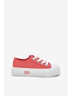 Dziecięce Młodzieżowe Trampki LEE ISLA C LOW JR 50251058 Koralowe