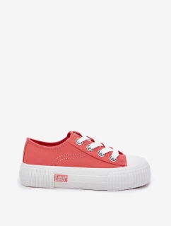Detské mládežnícke tenisky LEE ISLA C LOW JR 50251058 Coral