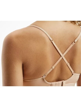 Podprsenka QF6758E 7NS - béžová - Calvin Klein