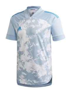 Pánske tričko Condivo FI4221 svetlo modrá s bielou - Adidas
