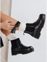 Dámske čižmy STEPBACK s vysokou podrážkou čierne FashionStreet ZY0494