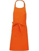 Kariban K 890 Zástera s náprsenkou „Sommelier“ 20.K890 oranžová