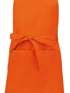 Kariban K 890 Zástera s náprsenkou „Sommelier“ 20.K890 oranžová