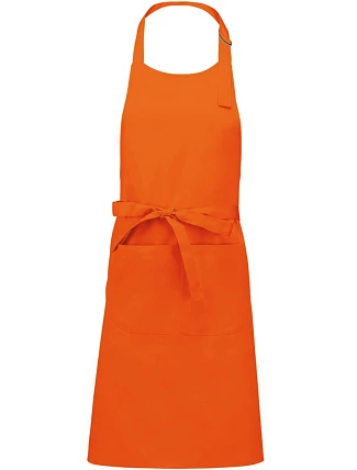 Kariban K 890 Zástera s náprsenkou „Sommelier“ 20.K890 oranžová