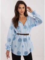 Blúzka LK BZ 509747.80 svetlomodrá
