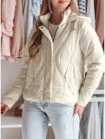 Dámska prechodná prešívaná bunda MARISSIA white FashionStreet TY4850 Dámska prechodná prešívaná bunda MARISSIA white FashionStreet TY4850