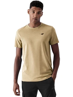Pánske tričko 4F M4484 beige 4FWSS26TTSHM4484 83S pánske