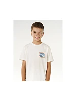 Chlapčenské tričko RIP CURL Pacific Rinse Sunrise Tee-Boy, biele, detské Chlapčenské tričko RIP CURL Pacific Rinse Sunrise Tee-Boy, biele, detské