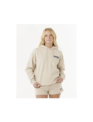 Mikina RIP CURL Surf Puff Heritage Hood, béžová Mikina RIP CURL Surf Puff Heritage Hood, béžová