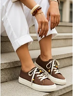 Dámske tenisky ZY1404 hnedé - FashionStreet