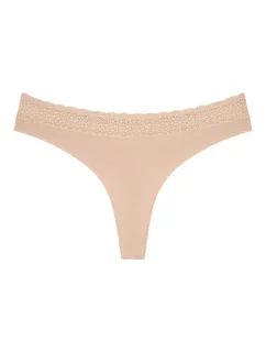 Dámske tangá Feel of Modal String - YELLOW - beige 0026 - TRIUMPH