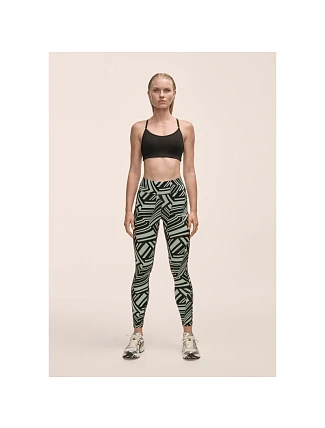 Dámske legíny Casall Essential Printed Tights, zelené Dámske legíny Casall Essential Printed Tights, zelené