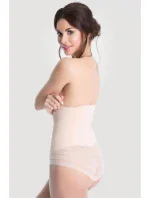 Julimex 141 Mesh nohavičky s vysokým pásom farba:natural Julimex 141 Mesh nohavičky s vysokým pásom farba:natural