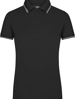 Daiber JN 985 Dámske piqué polo 02.0985 čierna/biela