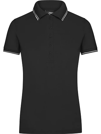 Daiber JN 985 Dámske piqué polo 02.0985 čierna/biela Daiber JN 985 Dámske piqué polo 02.0985 čierna/biela