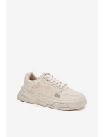 Damskie Sneakersy Big Star NN274668 Beżowe