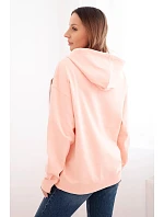 Dámska mikina 35864 lososová - Kesi