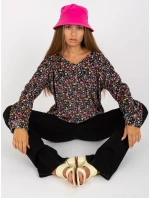 Blúzka RV BZ 8132.60 čierna a ružová