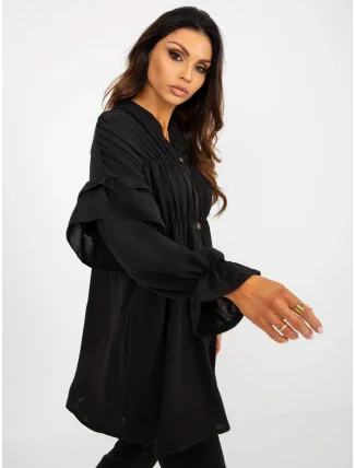 Dámska košeľa TW KS BI 2021745.13X čierna - FPrice Dámska košeľa TW KS BI 2021745.13X čierna - FPrice