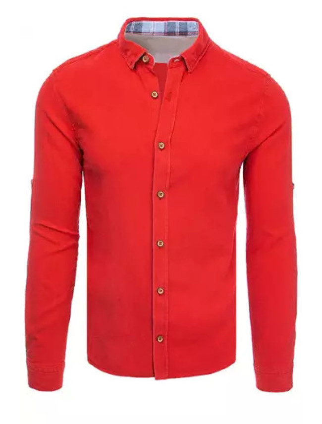 Červené pánske tričko Dstreet DX2266