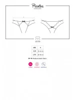 Otvorené tangá Picantina - Obsessive