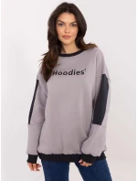 Mikina EM BL 983.10X svetlo šedá