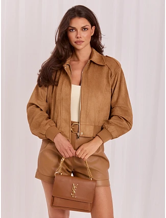 Bunda IR KR AY987.97P v farbe camel Bunda IR KR AY987.97P v farbe camel