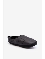 Męskie Wsuwane Ocieplane Kapcie Czarne Big Star KK174363