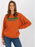 Dámska mikina MA BL 2205020 mikina.28P tmavo oranžová - FPrice