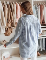 Dámske dlhé oversize tričko BLUSENA FashionStreet DY0456 v jednej veľkosti
