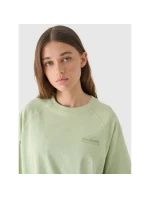 Dámske tričko oversize s potlačou 4F 4FRAW24TTSHF2583-43S