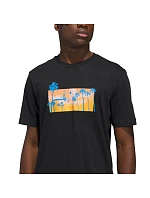 Pánske tričko adidas Summer Sunset Graphic T-shirt black KC9243 pánske