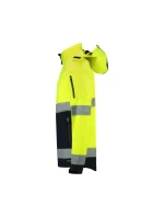 Pánska dvojfarebná softshellová bunda Rimeck EN ISO 20471 M MLI-T5297 fluorescenčná žltá