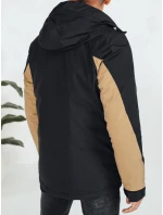 Pánska zimná bunda s kapucňou FashionStreet camel TX5041 Pánska zimná bunda s kapucňou FashionStreet camel TX5041