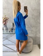 Nevädzové šaty s kravatou