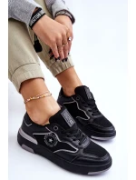 Damskie Sportowe Buty Big Star LL274443 Czarno-Szare