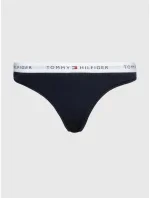 Dámske tangá THONG UW0UW03835 DW5 dark blue - Tommy Hilfiger