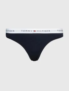 Dámske tangá THONG UW0UW03835 DW5 dark blue - Tommy Hilfiger