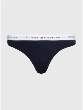 Dámske tangá THONG UW0UW03835 DW5 dark blue - Tommy Hilfiger