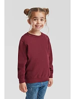 Fruit of the Loom Classic Kids Set-In Sweat Detská mikina 16.2041 vintage heather red Fruit of the Loom Classic Kids Set-In Sweat Detská mikina 16.2041 vintage heather red