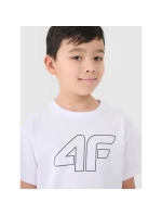 Chlapčenské tričko s potlačou 4F Junior 4FJWMM00TTSHM2331-10S