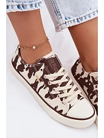 Dámské nízké tenisky Big Star TT274771 s výšivkou