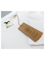 Základné recyklované tričko biele