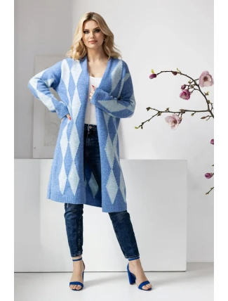 Sveter na zapínanie model 178643 PeeKaBoo