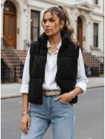 Dámska vesta z ovčej kože BEEWARM black FashionStreet TY3845