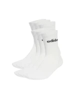 Adidas Linear Crew ponožky s polstrovaním 6 párov JL6096