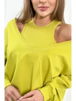 3-dielny set blúzka + top + legíny kivi 3-dielny set blúzka + top + legíny kivi