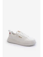 Sneakersy Męskie Memory Foam System Big Star NN174149 Białe