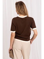 Svetr s krátkymi rukávmi, model 230899, Italy Moda Svetr s krátkymi rukávmi, model 230899, Italy Moda