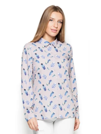 Košeľa s dlhým rukávom model 76983 Katrus Košeľa s dlhým rukávom model 76983 Katrus